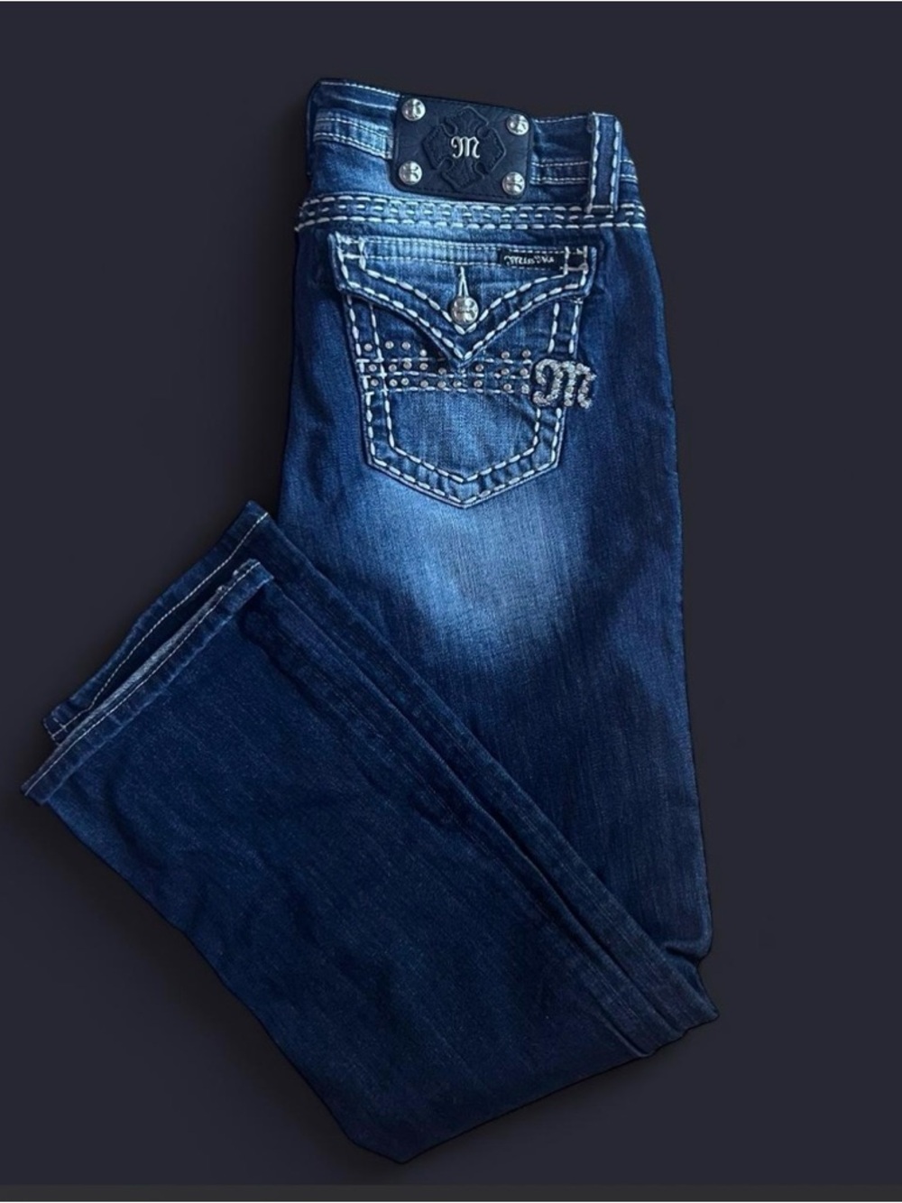 Y2K Miss Me Embellished Bootcut Jeans